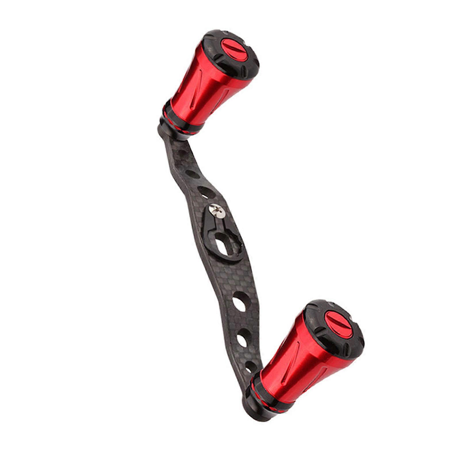 Carbon Fibers Fishing Reel Handle Power Handle Knob Grip Replacement Assembly Part for Baitcasting Fishing Reel Handle 3 colours