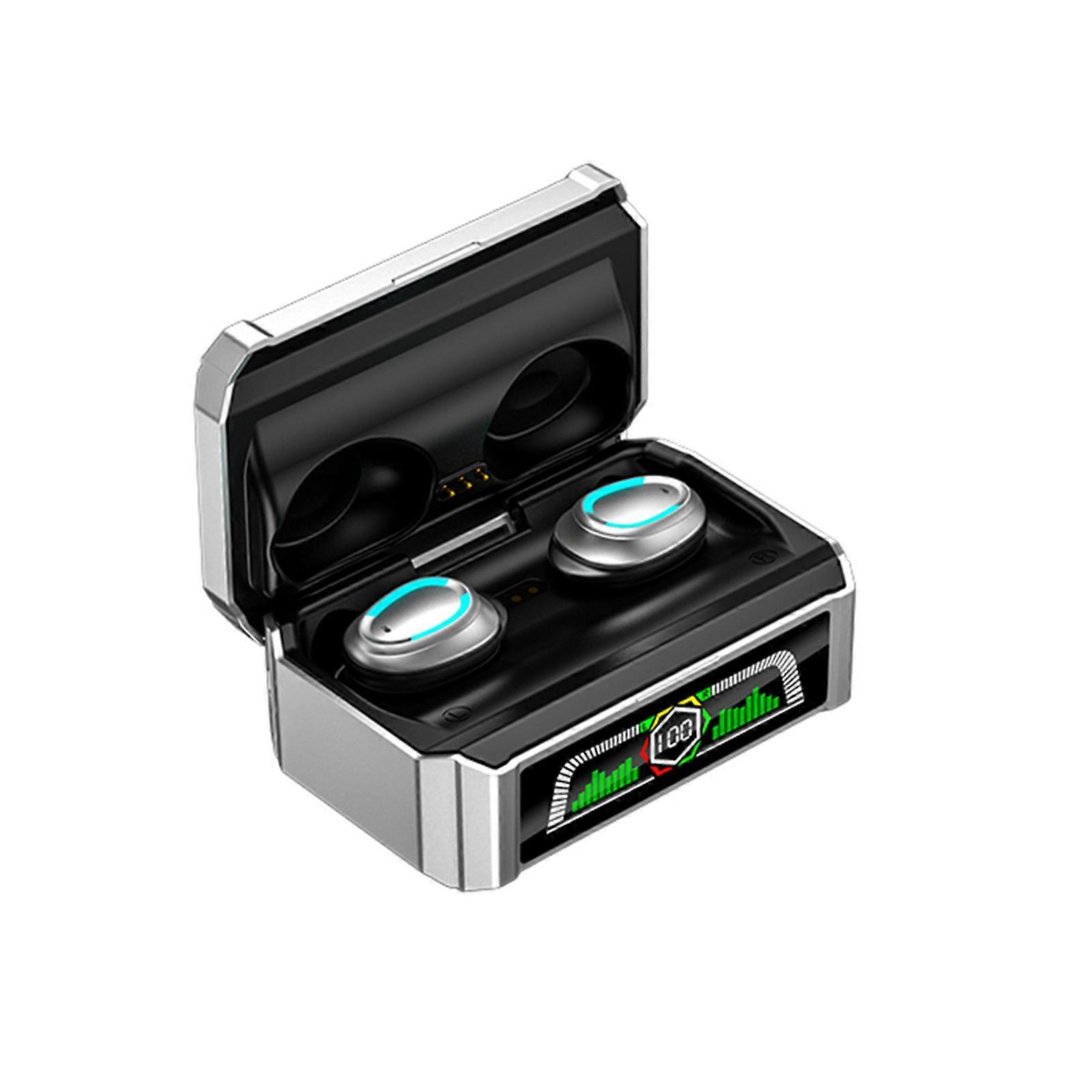 True Wireless Bluetooth Headset 5.3 Two-in-ear High Sound Quality Noise Reduction Mechanical Technology No Delay Cool Sports Headset PUW0694