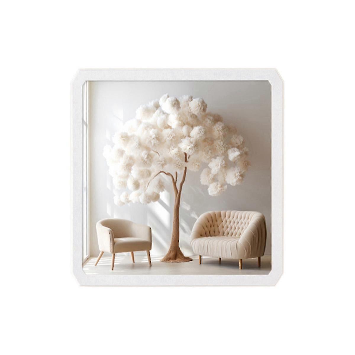 Thickened Waterproof Wall-Mounted Bathroom Storage Box - Easy Foldable , No Drilling Required Tree and Seat