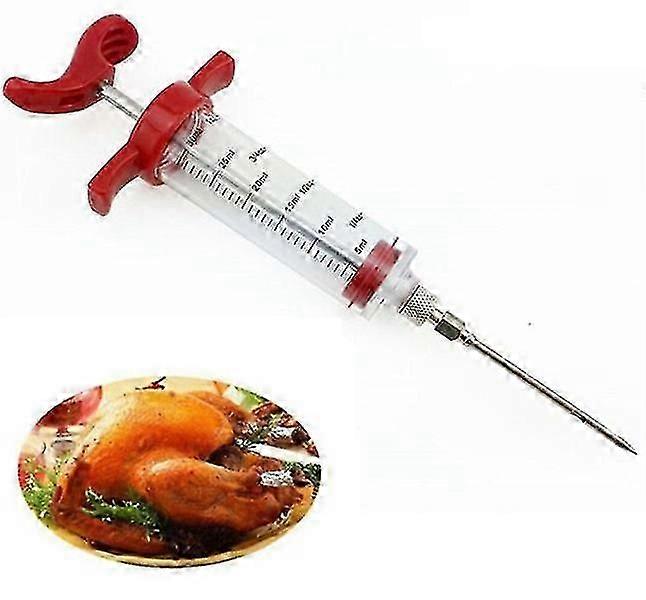 Marinating Syringe Set, Stainless Steel Needles For Bbq