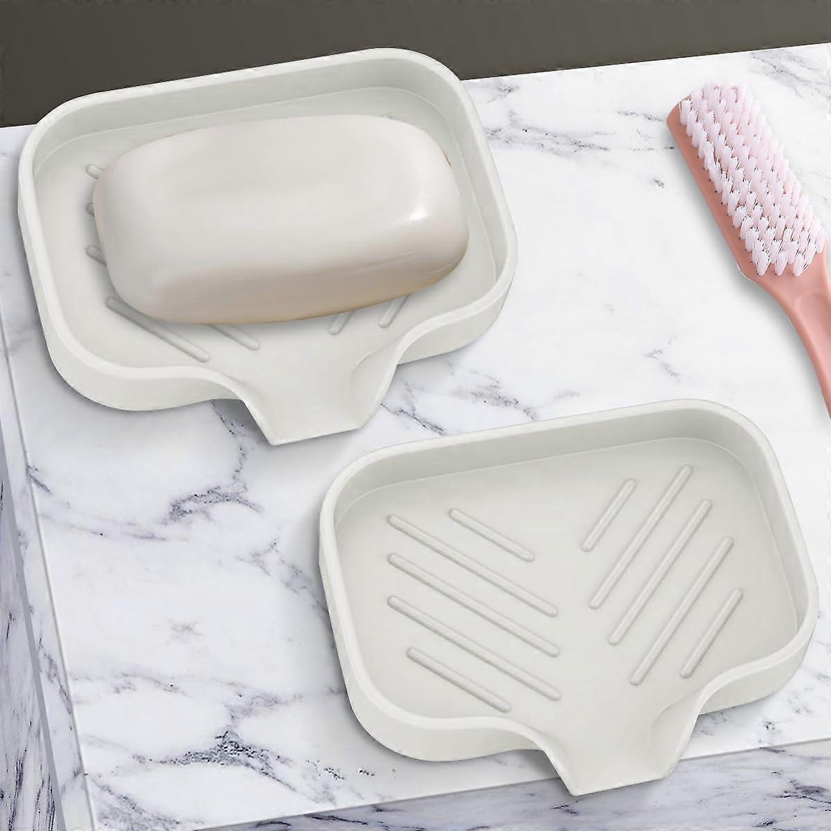 Self-Draining Non-Slip Silicone Soap Tray