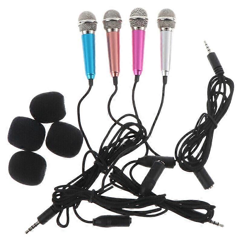 Mini Portable Vocal/Instrument Microphone for Mobile Phone Laptop Notebook Android (4 in 1)