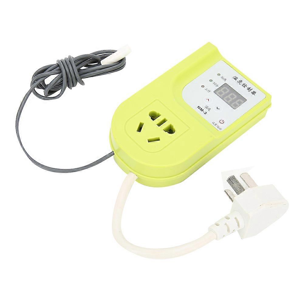 Plastic Pet Smart Reptile Digital Display Electronic Thermostat Temperature Controller Socket AU Plug 220V