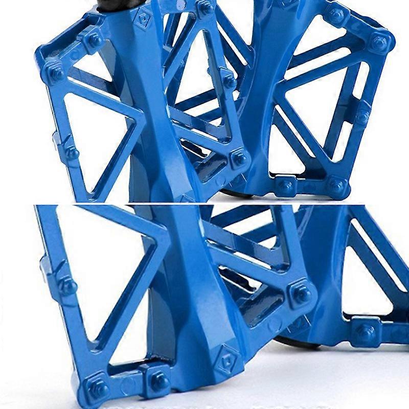 Mountain Bike Pedals with Reflective Strips Non Slip Aluminum Alloy Bicycle Pedals