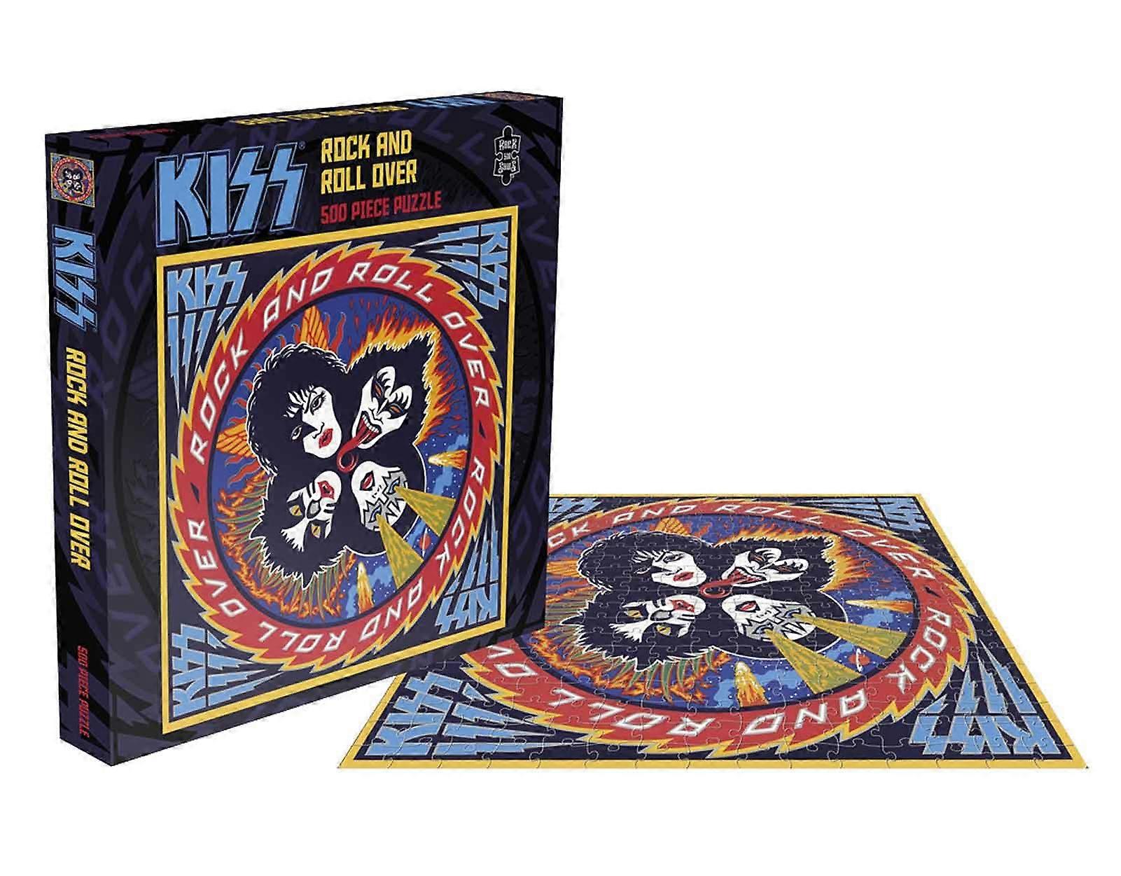 Kiss Jigsaw Puzzle Rock And Roll Over Album Cover new Official 500 Piece