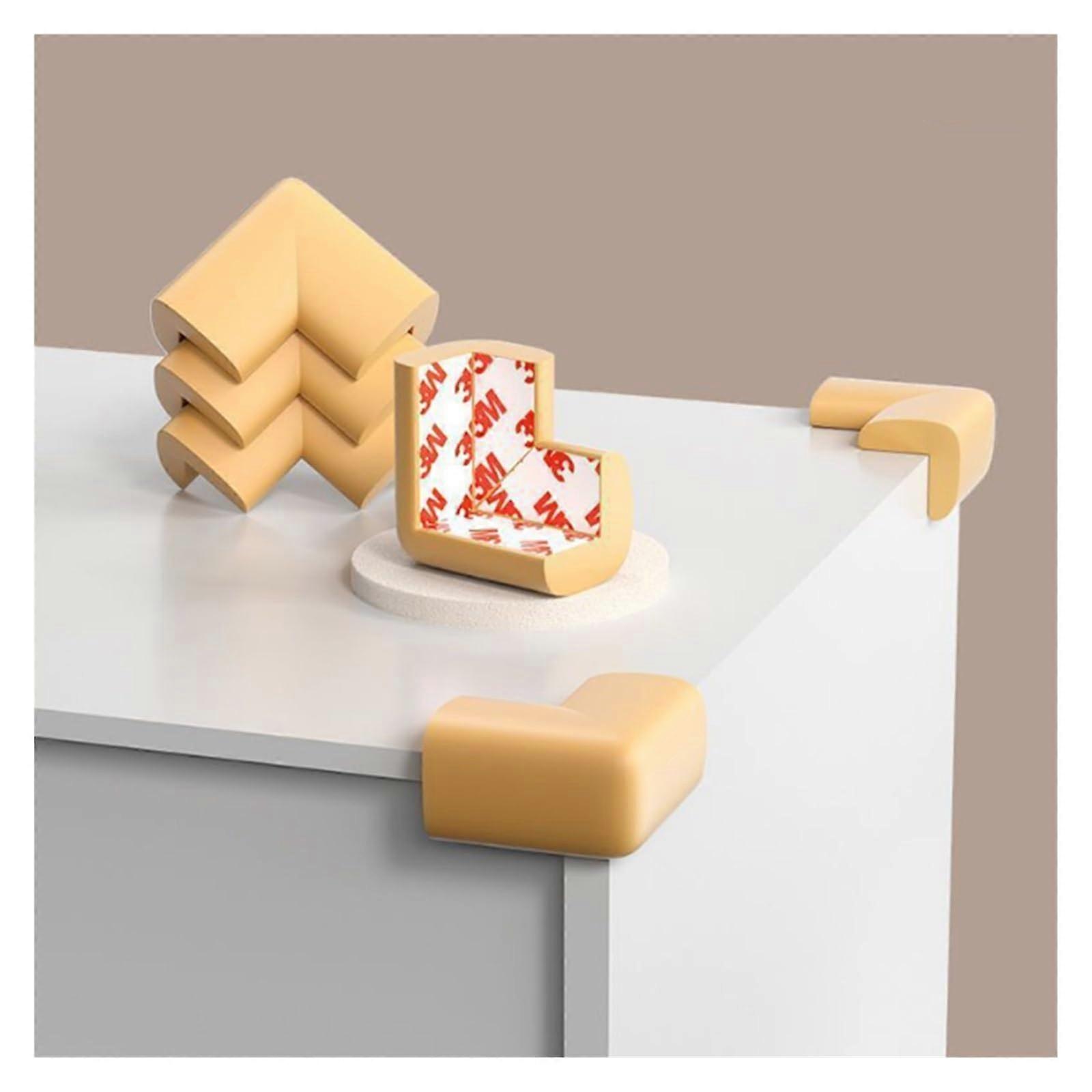 Corner Protectors for Child Safety - Foam Edge Bumpers for Furniture Corners, 8 Pack, Orange, Soft Cushioning Protection