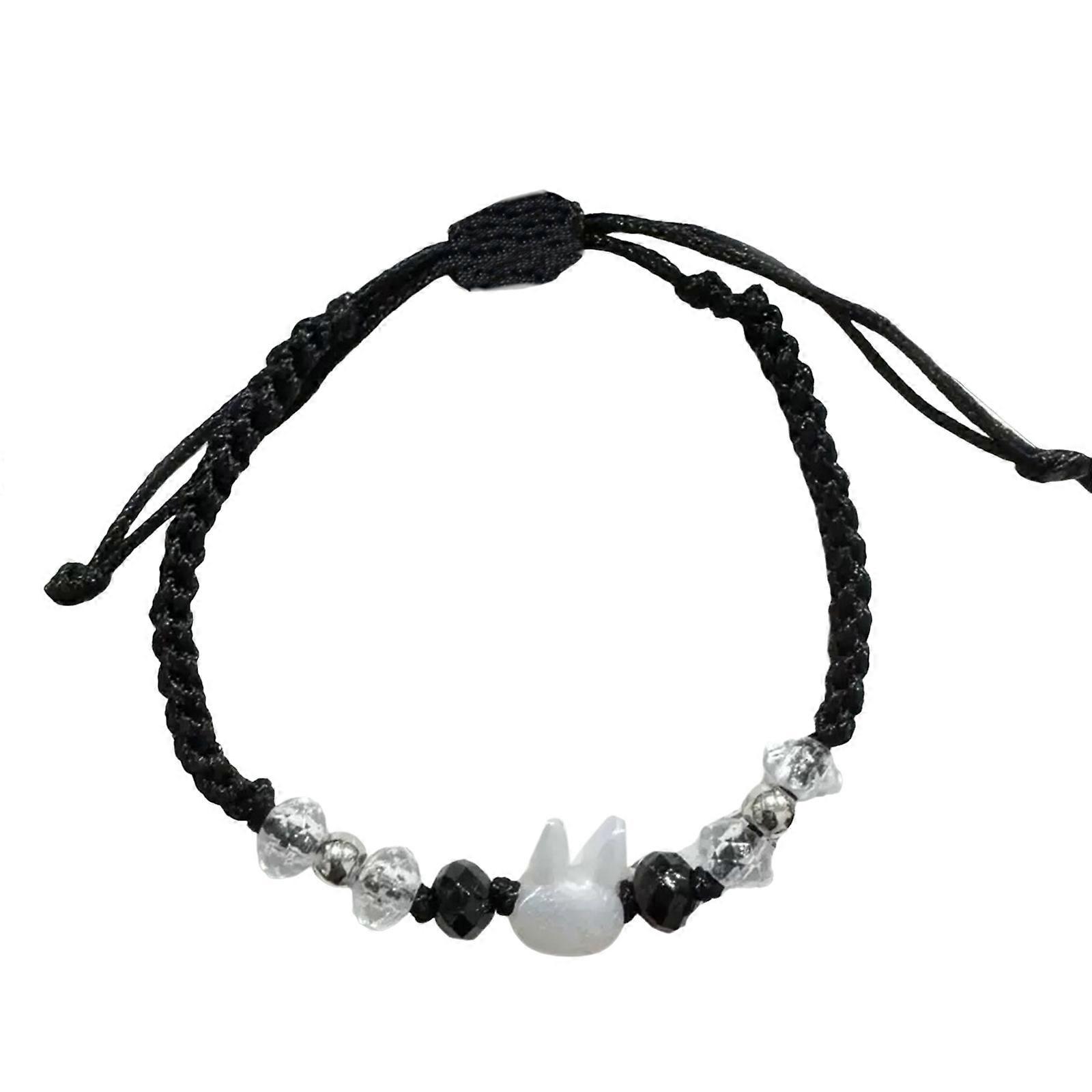 Stylish Rabbit Wrist Accessory Woven Cord Bracelet Unique Wristband Perfect for Individuality and Creative Expression