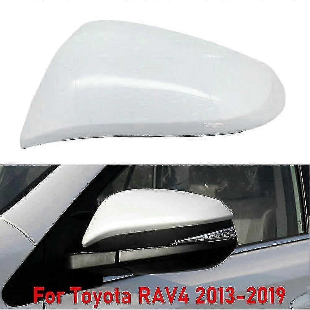Toyota RAV4 2013-2019용 흰색 왼쪽 미러 커버 - 완벽한 핏