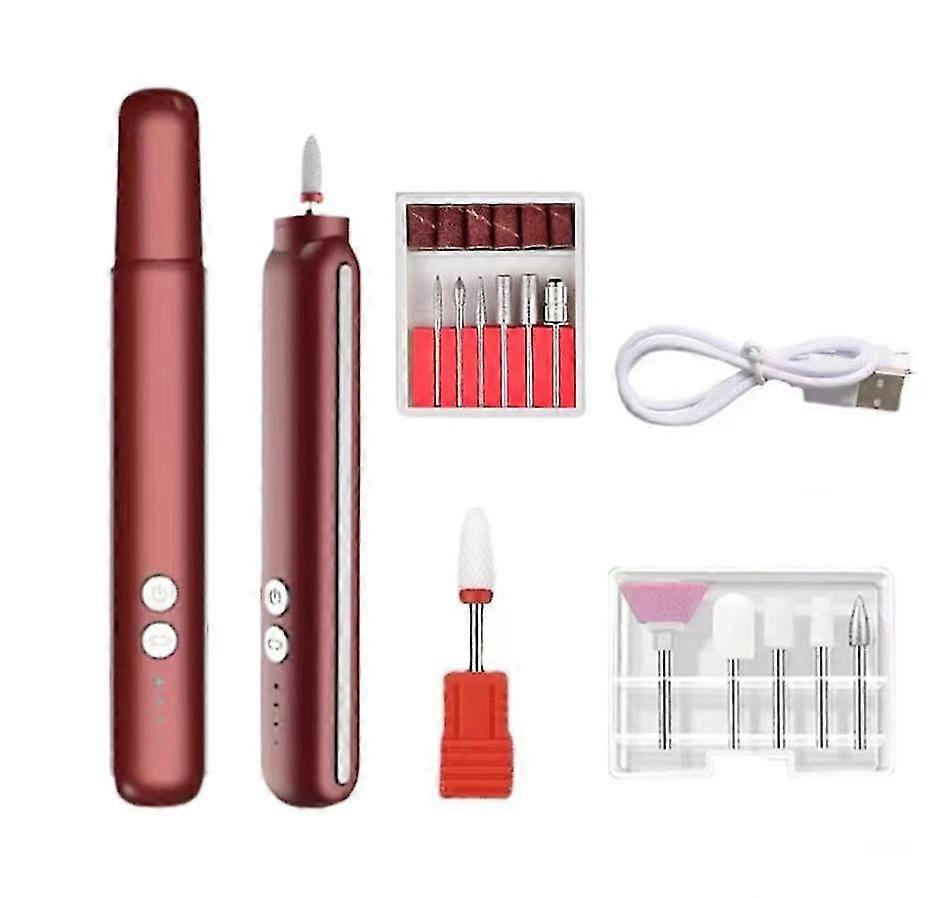 Professional Nail File and Sander Kit with Cordless Portable Design for Salon and Home Use