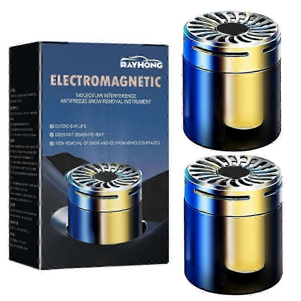 2pcs Electromagnetic Molecular Car Interference Antifreeze Snow Removal Instrument