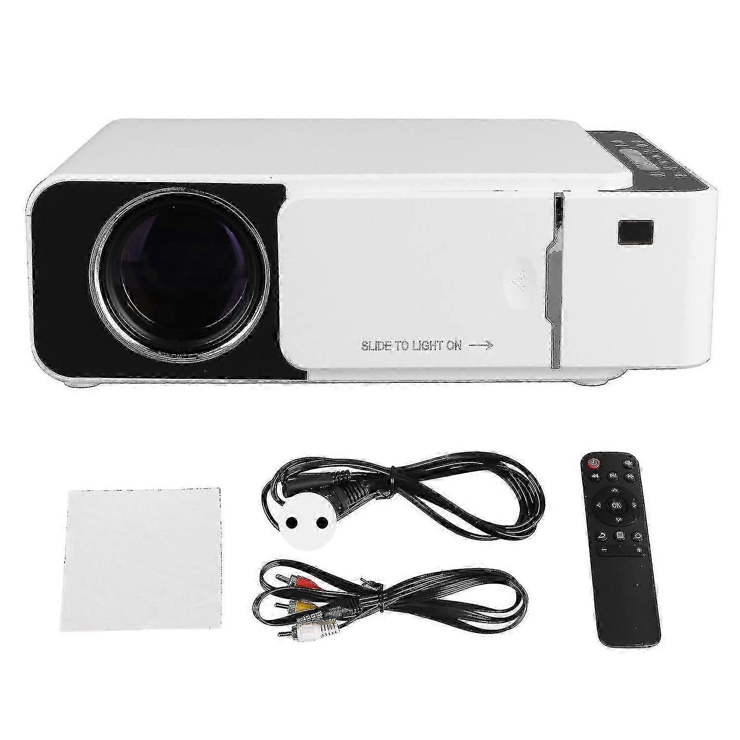T5 Mini Led Projector Home Theater Hd Mini Portable Projector Media Player