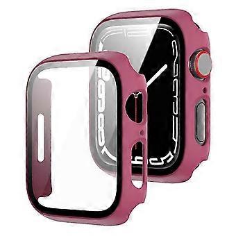 Pour Apple-Watch7 Anti-rayures pour étui pour coque avec couvercle de cadre en film trempé