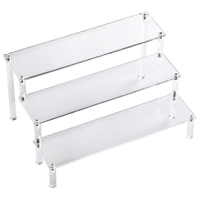 3-Layer Transparent Display Stand Cake Tray for Decoration Storage