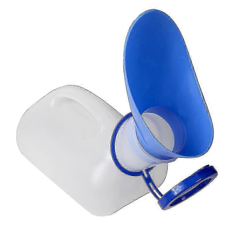 Unisex Portable Potty Urinal with Lid and Funnel for Camping and Travel, 1000ML