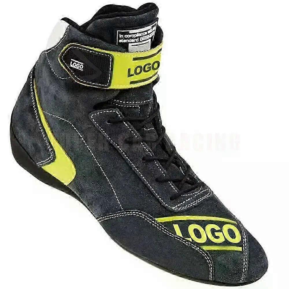 Jdm Op Racing Shoes Racing Sport Style With Fia Certification Go Kart Shoes Boot Fire Retardant Racing Shoes High Top Sneaker