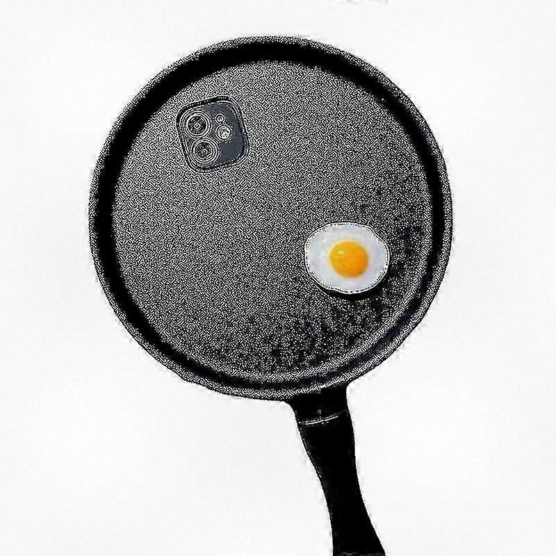 Pan Fried Eggs Phone Case Compatible with Certain Brand Models iphone 14/13/12