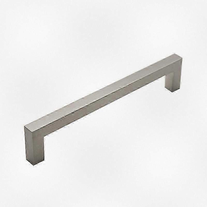 Set of 2 metal drawer handles made of zinc alloy, suitable for modern cabinet design, with a length of 136 mm in a golden finish.
