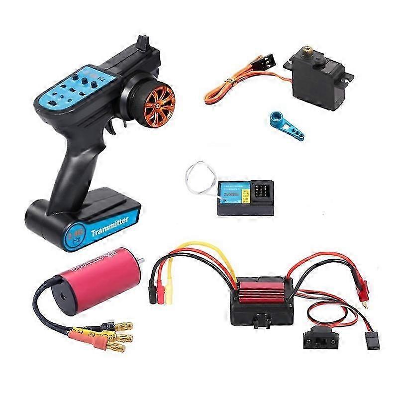 Brushless Upgrade Parts Kit Motor ESC Receiver mitter Servo Set for A959 A959-B A969-B A979-B 1/18 RC Car