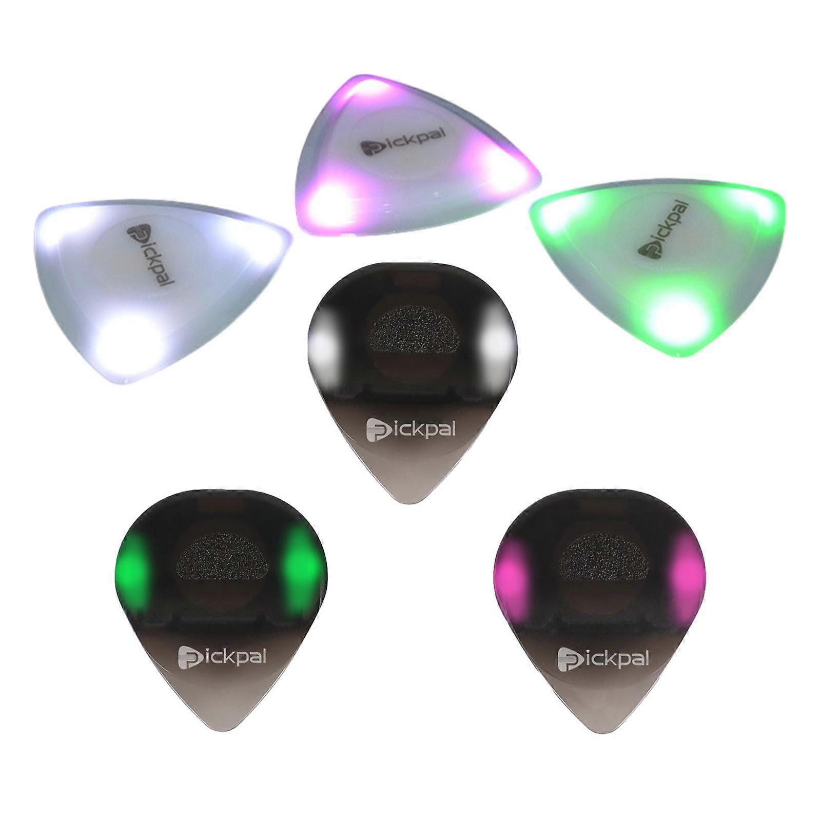 6 Pieces Light up Guitar Picks Guitar Plectrum for Professionals Performance