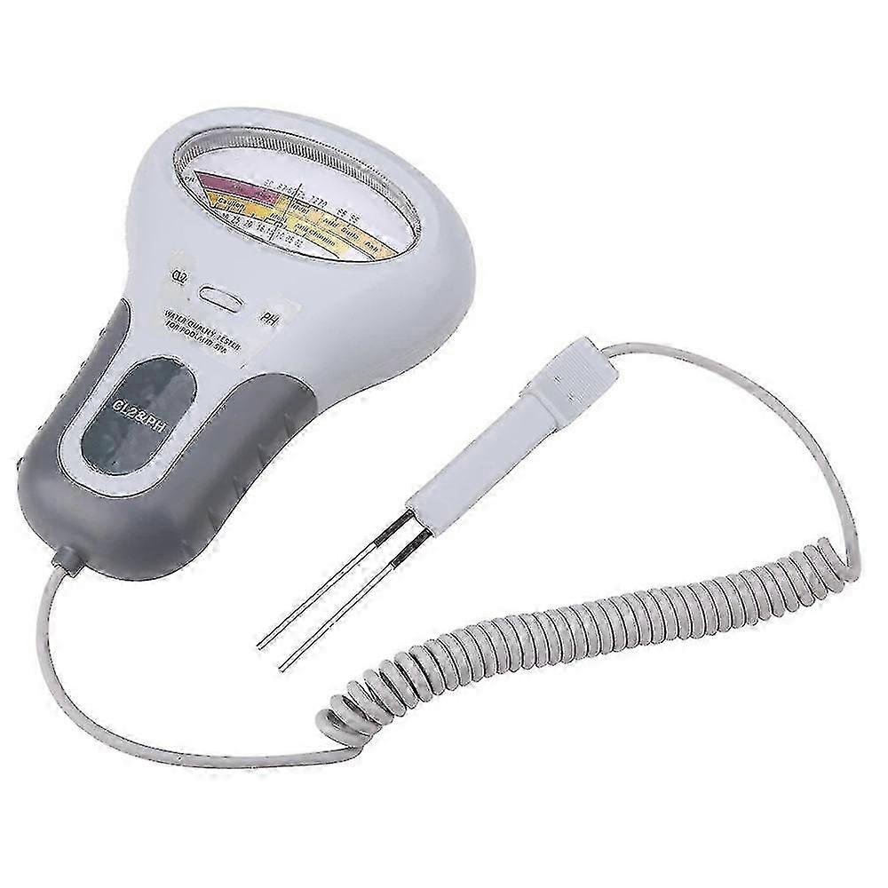 Swimming Pool Water Quality Analyzer Digital Chlorine And Ph Cl2 Tester With Probe