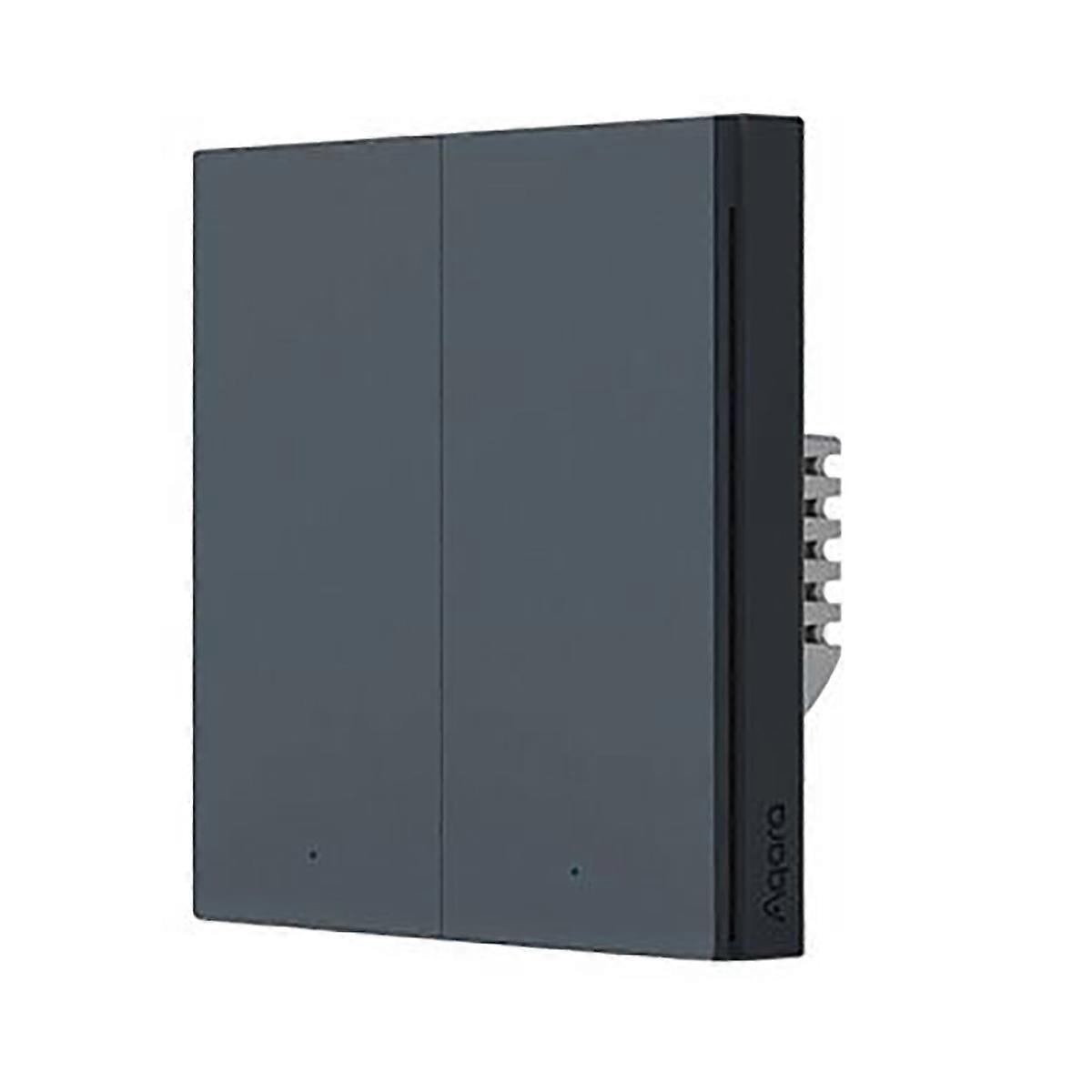 Intelligent Zigbee 3.0 Wall Switch without Neutral Double Button, Grey