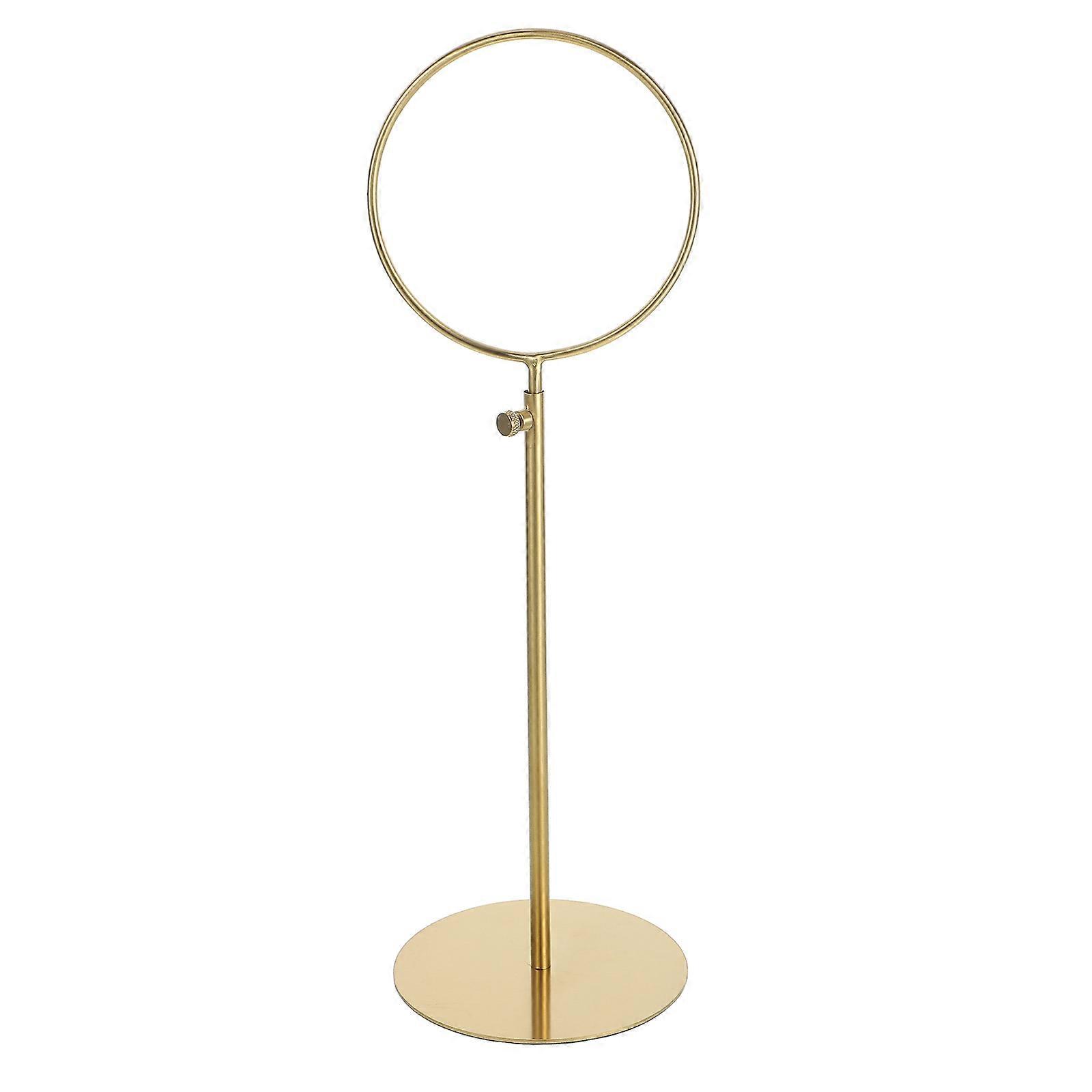 Compact Metal Scarf Stand for Enhancing Closet Accessibility