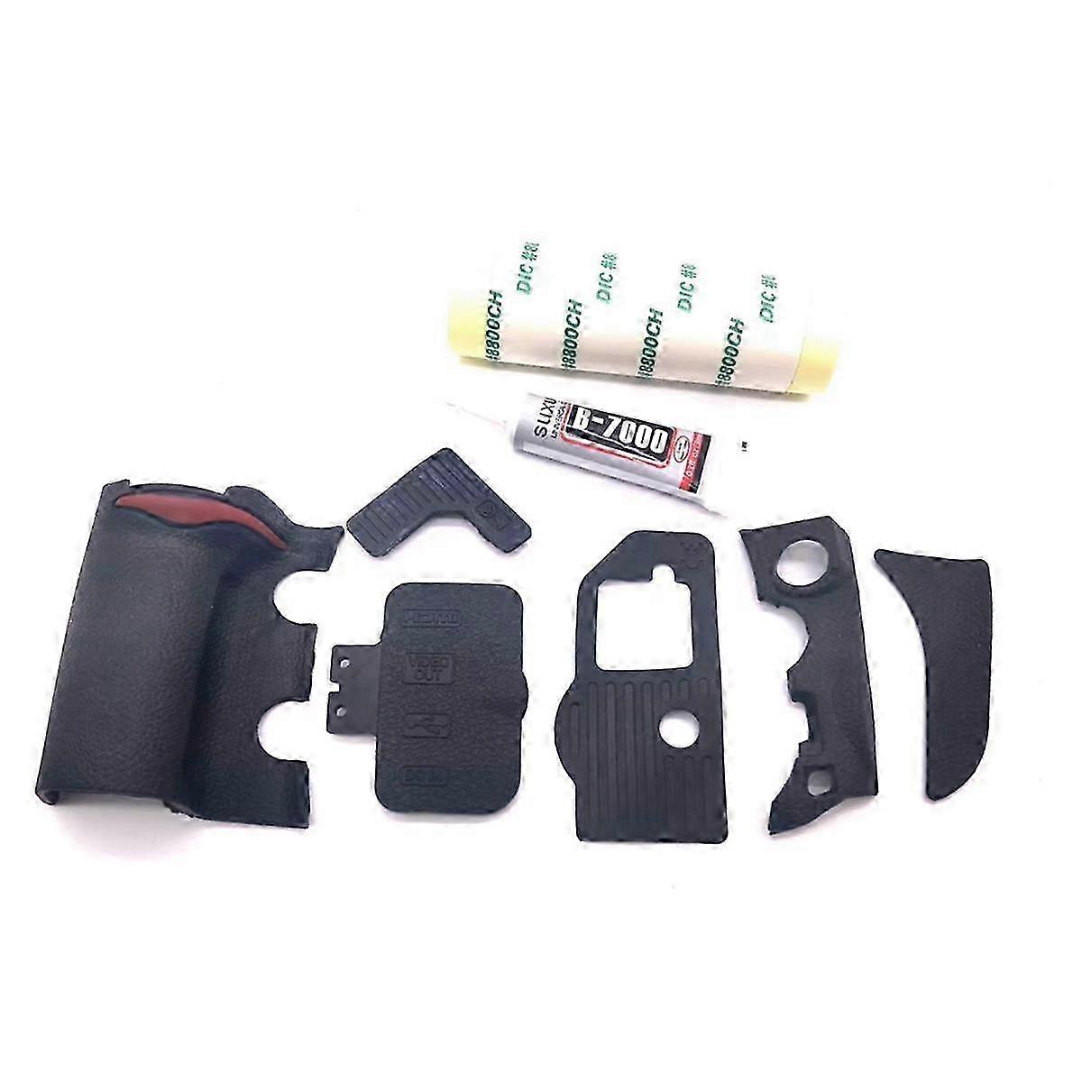 7 Piece Set Suitable for D700 Digital Camera Body Decorative Leather with Glue