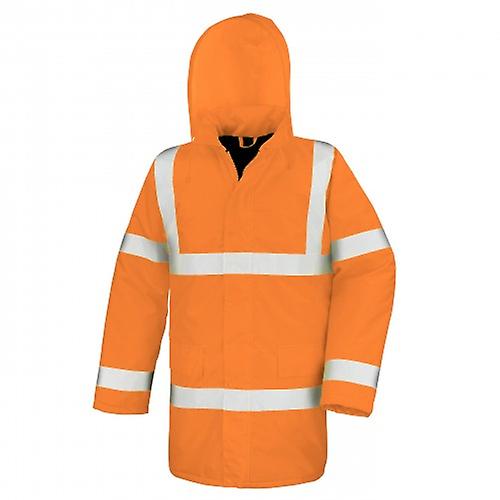 Result Core High-Viz Motorway Coat (Waterproof & Windproof)