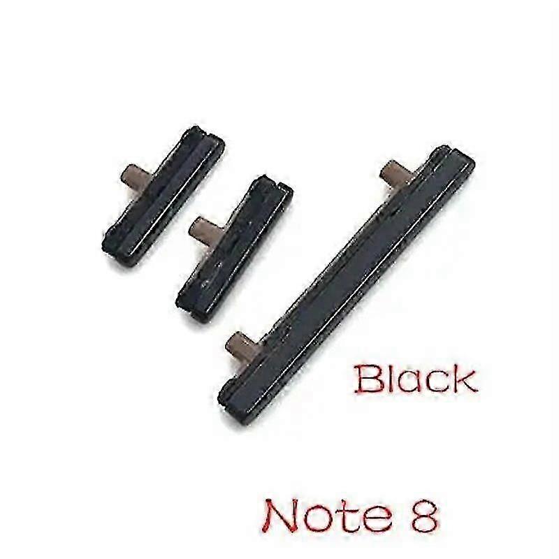 Ny Power Volume Side Button Key Reservdel För Samsung Galaxy Note 8 S8 S9 S10 Plus Volymknapp + Ström På / Av-reparation