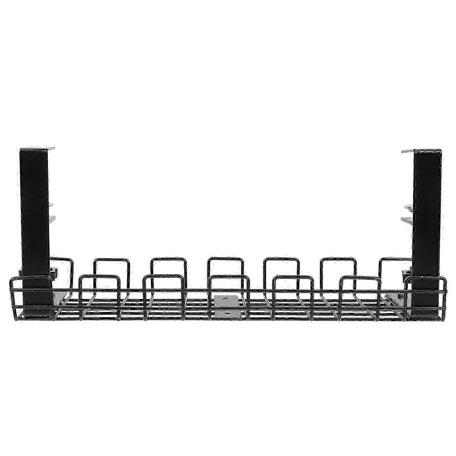 Under-Desk Strip Holder Cable Organizer with Power 2025