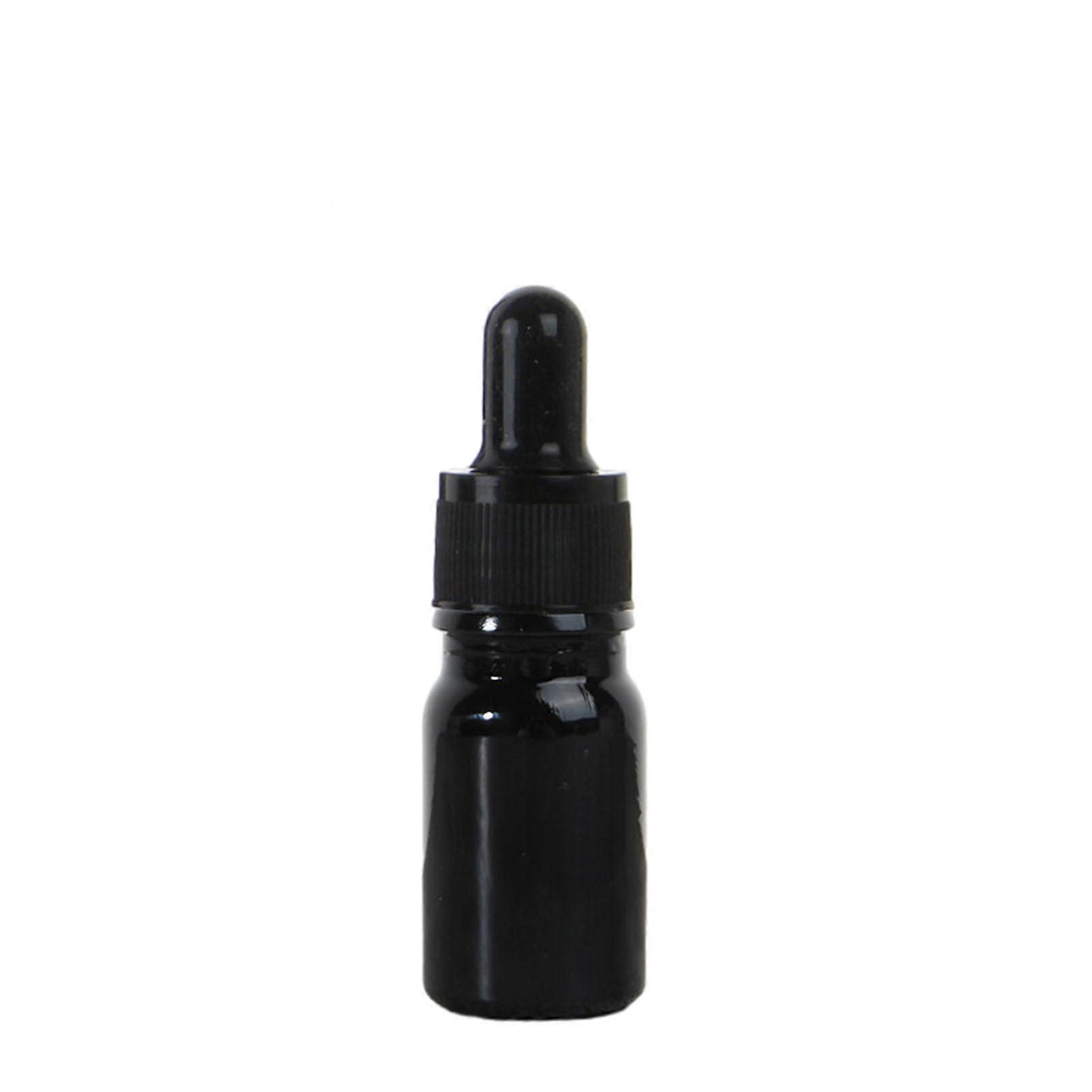 100ml Glass Dropper Bottle, Black Glass Tincture Bottles Small Sample Empty Glass Bottles for Essential Oils Aromatherapy Blends 1 Pcs 5ml