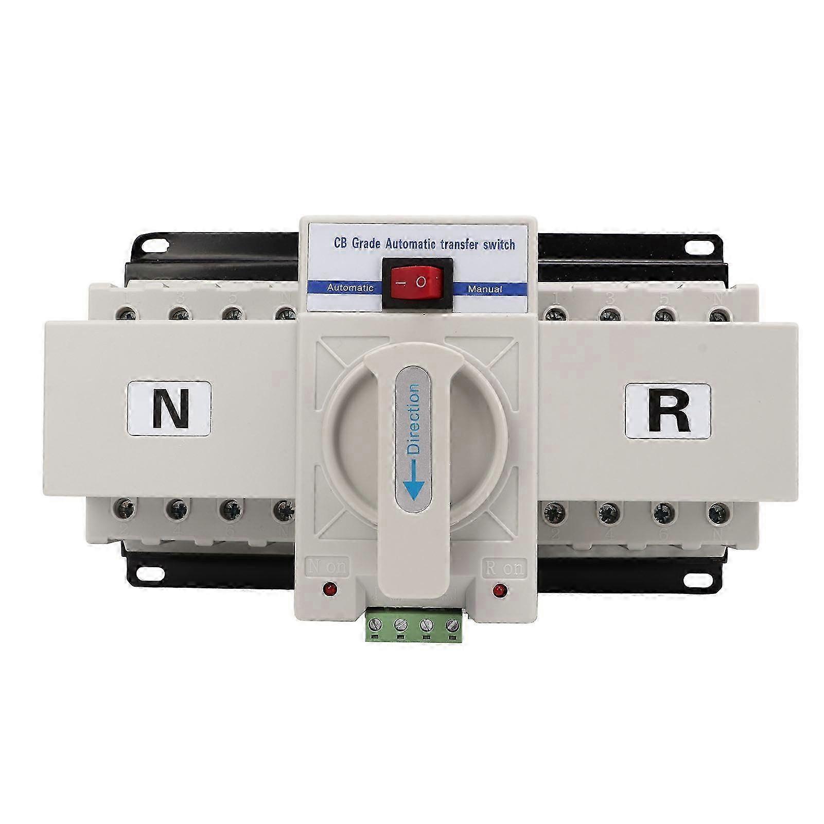 Automatic Transfer Switch 4P 63A 400V Dual Power with Stable Status Display