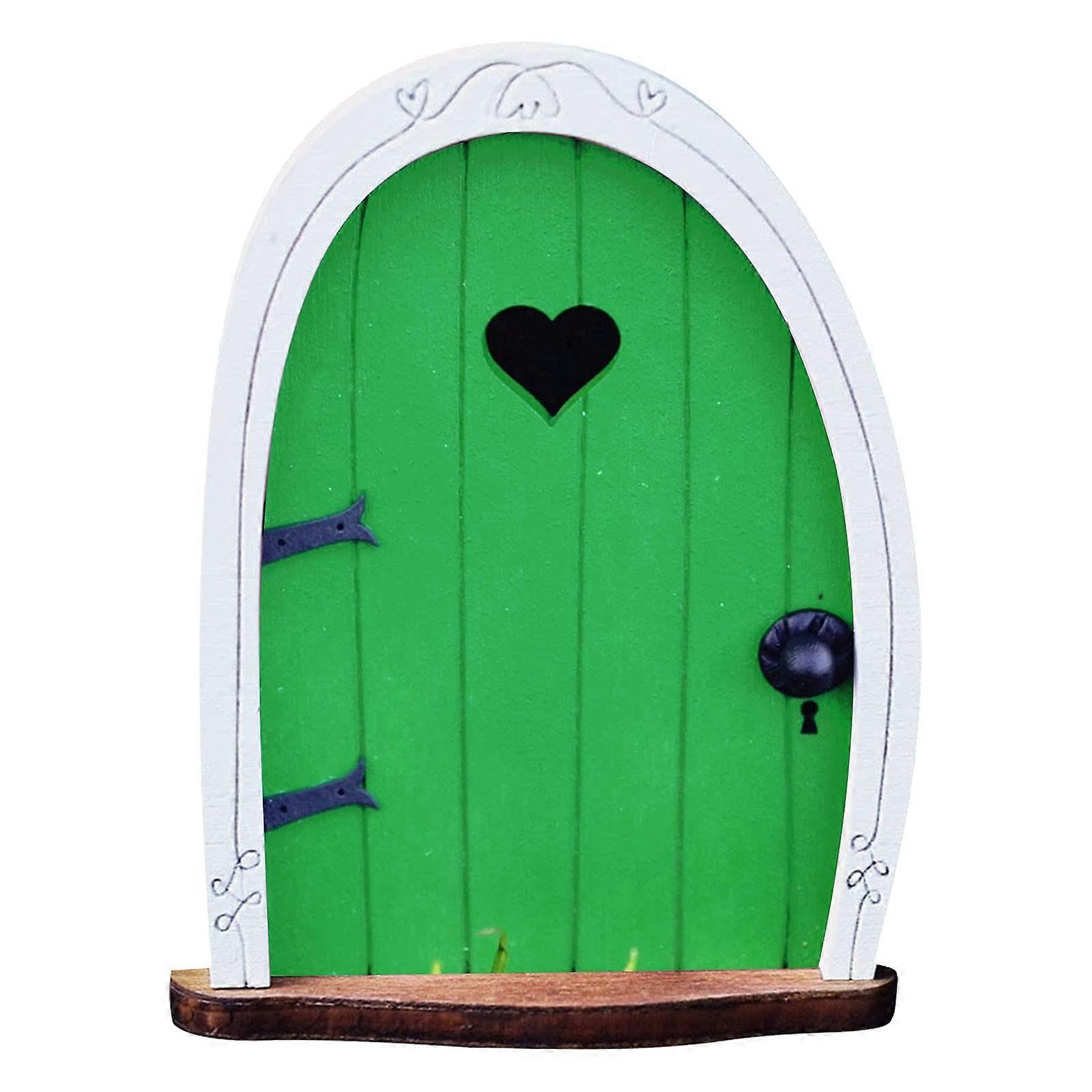 Elf Door Green Tree Decoration Window Door Home Art