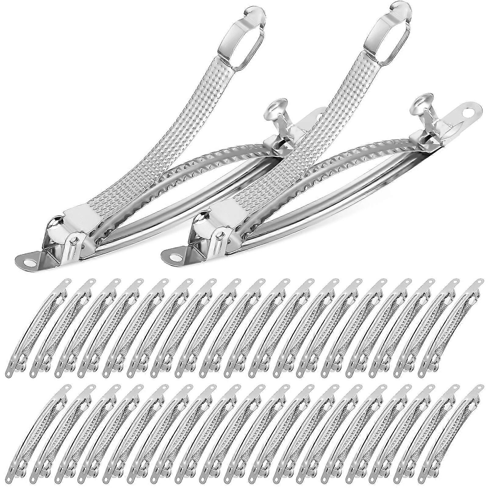 Metal Hair Clips, Sturdy Barrettes Suitable for Various Styling Needs