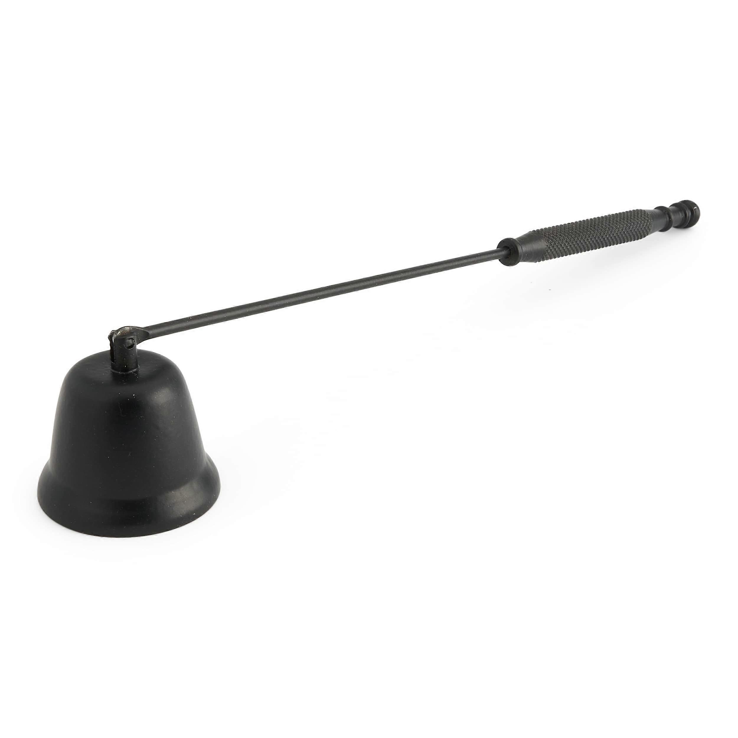Candle Snuffer With Handle Metal 22 Cm Wick Extinguisher For Candles Safe Flame Control Black