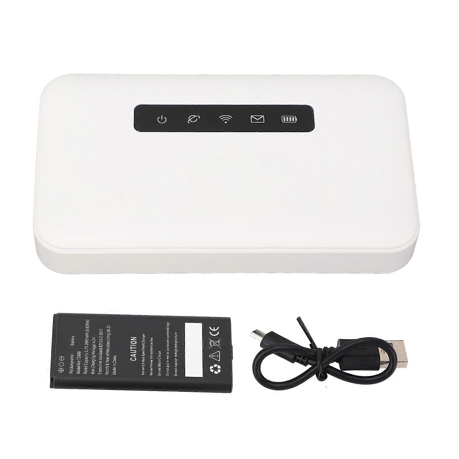 4G LTE Mobile Wi-Fi Hotspot with SIM Card Slot RJ45 WAN LAN 300Mbps Support 8 Users Modem for Indoor Outdoor Travel