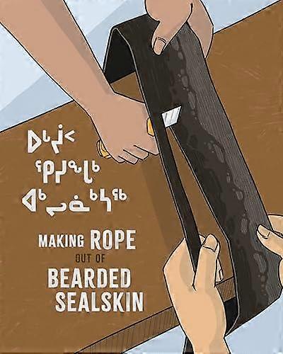 Making Rope Out Of Bearded Sealskin by Susan Avingaq Paperback Book