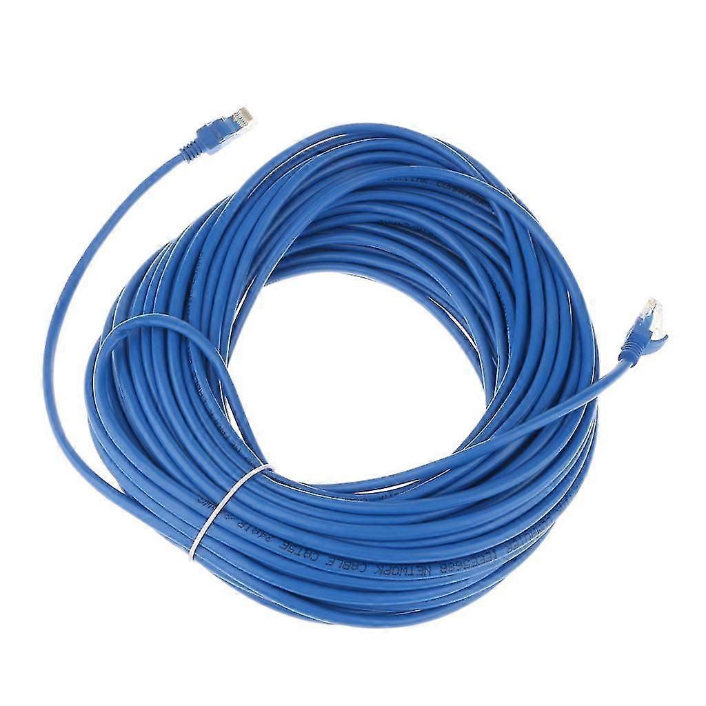 Cat5e Patch Cord Cable Ethernet Internet Network LAN  UTP Blue 24meter