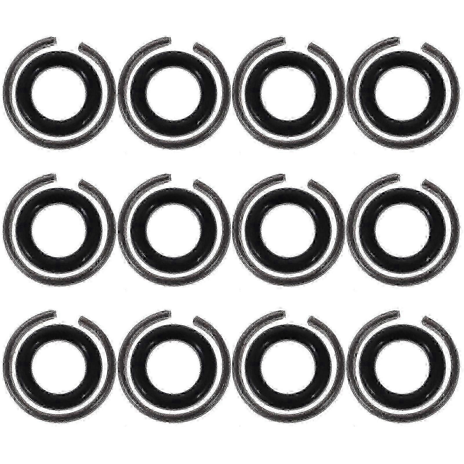 Impact Metal Wrench Socket Sets with 1/2 Wrench Retaining Rings - Essential Wrench Accessories in 12 Pack