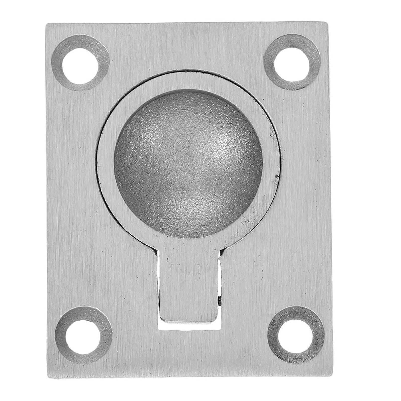It sounds like you're describing a product listing for a **stainless steel recessed boat hatch handle**, likely used in marine environments such as
