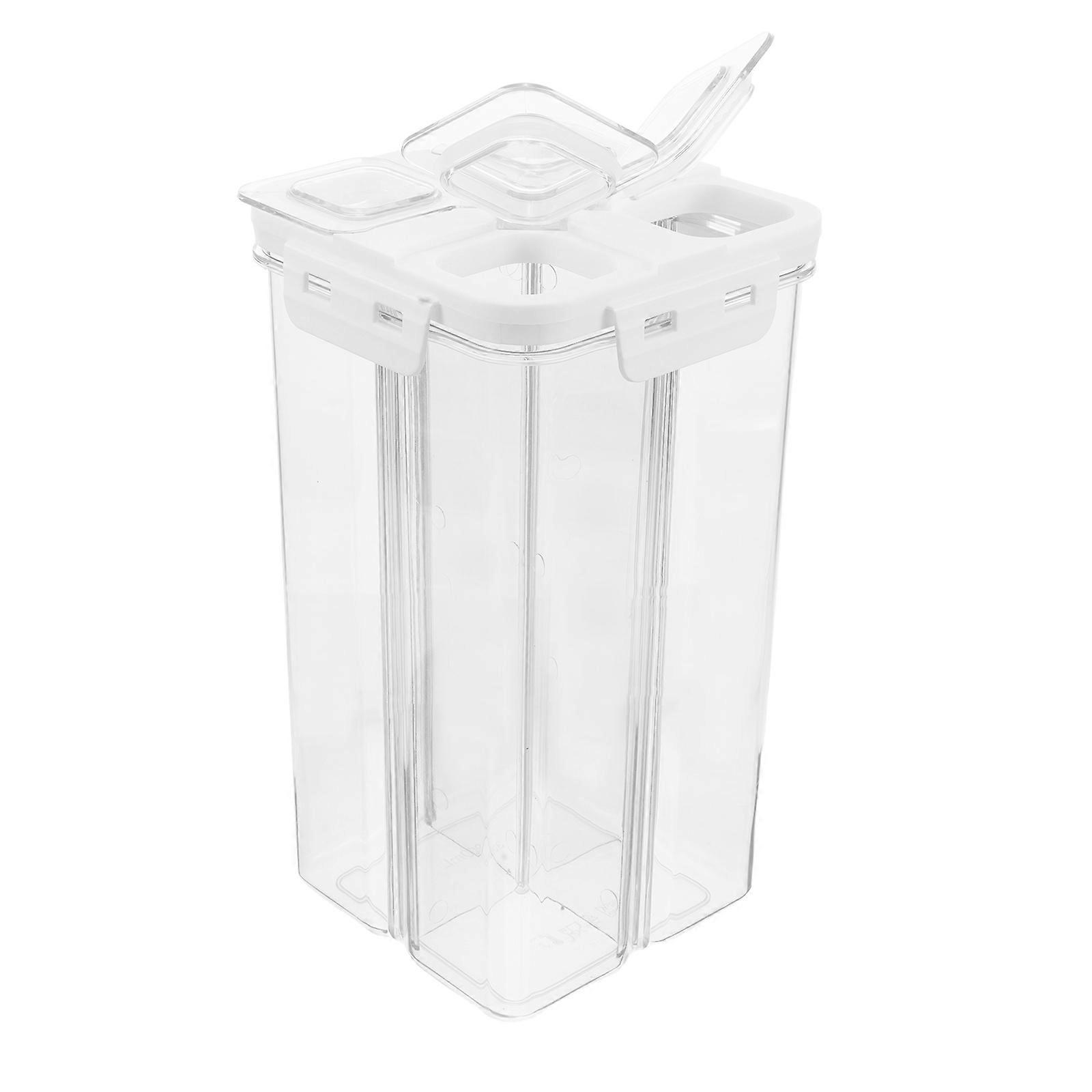 Large Cereal Containers Storage Snack Containers Pantry Organization Transparent 9.6 5.3 5.3in Organization 1Set