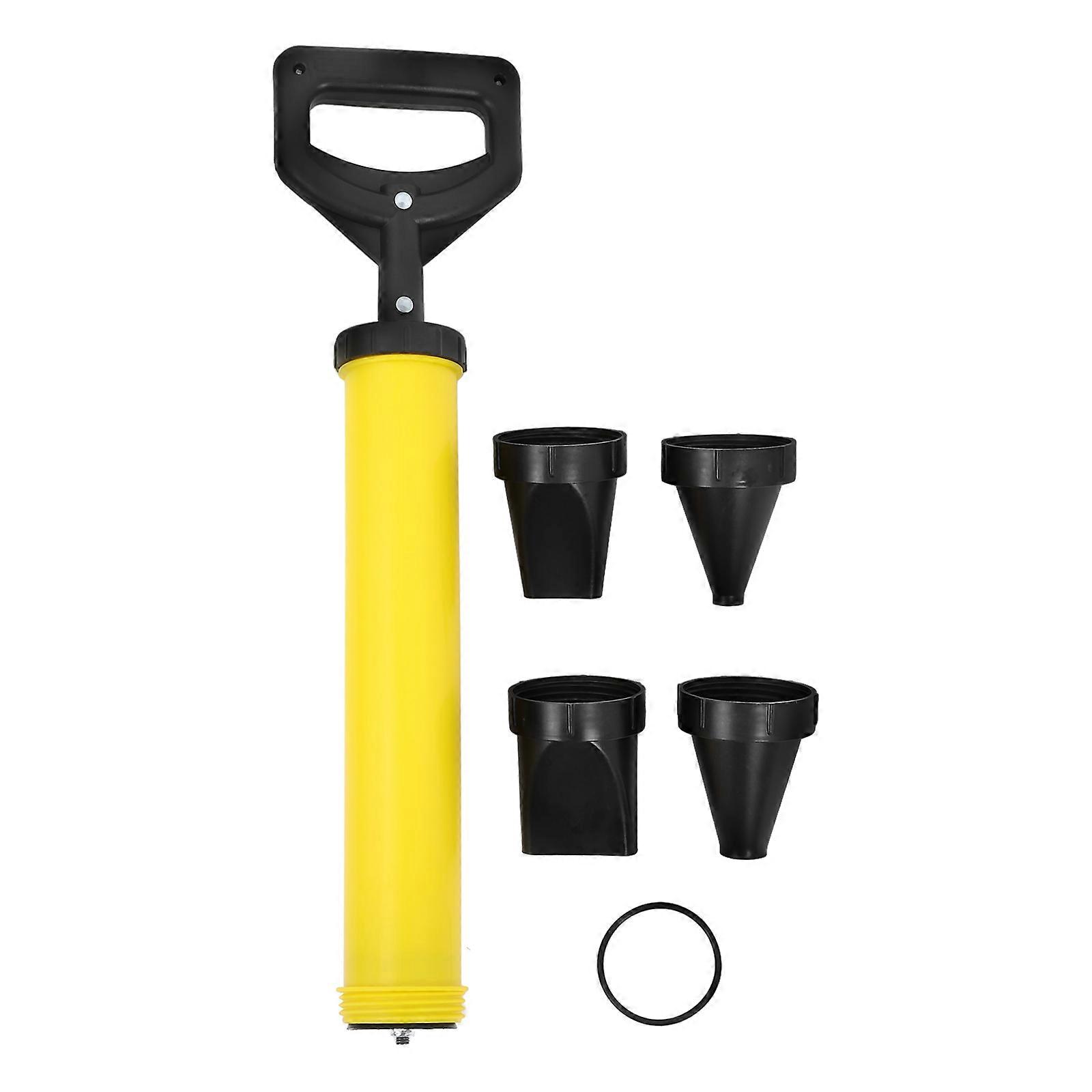 Grouting Tools Mud Pump For Caulking Stone Concrete Cement Work With Pointing Tip Nozzles 1Set