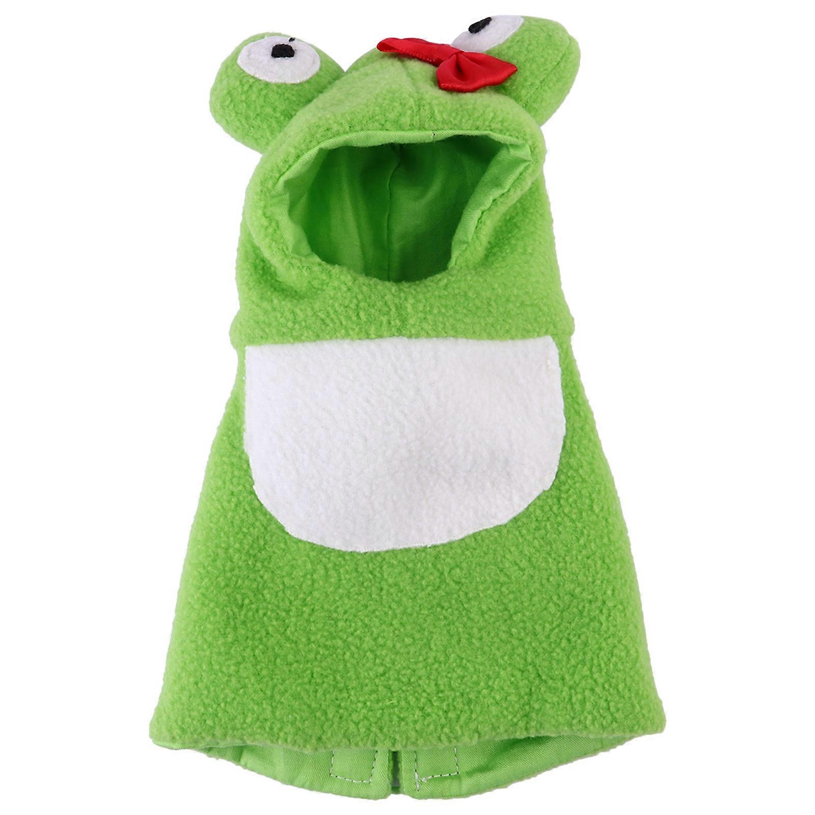 Pet Parrot Clothes Cloak Warmth Comfort For Winter Cold Days M Green Pet Owners 1Set