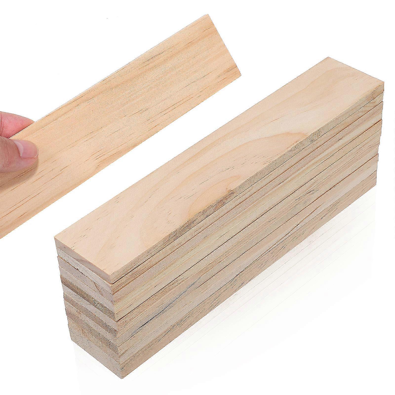12pcs Unfinished Pine Wood Boards for Craft, Painting, DIY Projects & Home Decor – Smooth Surface for Watercolor & Oil Art