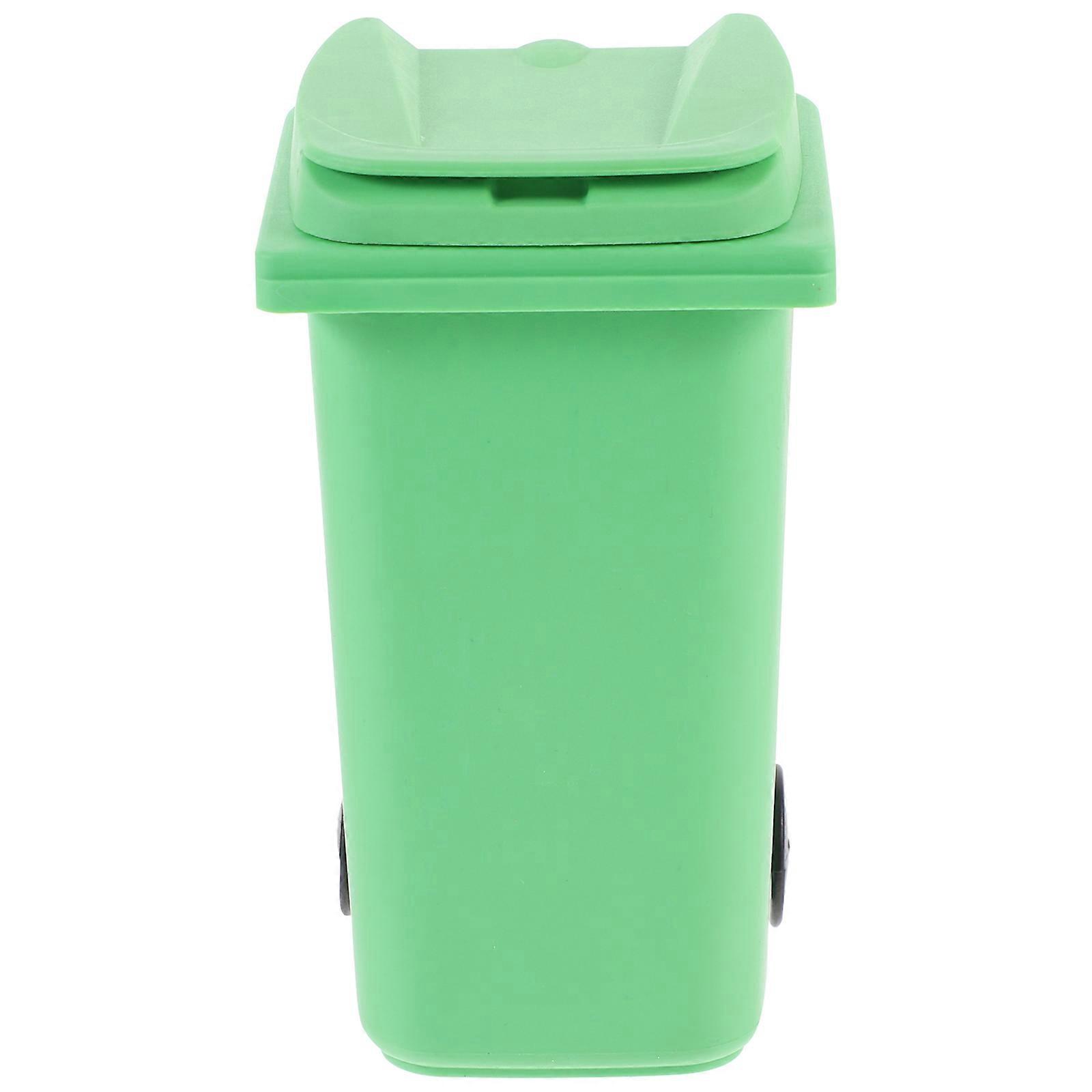 Table Trash Bin Plastic Storage Holder Garbage Collection Colleagues 1Pcs