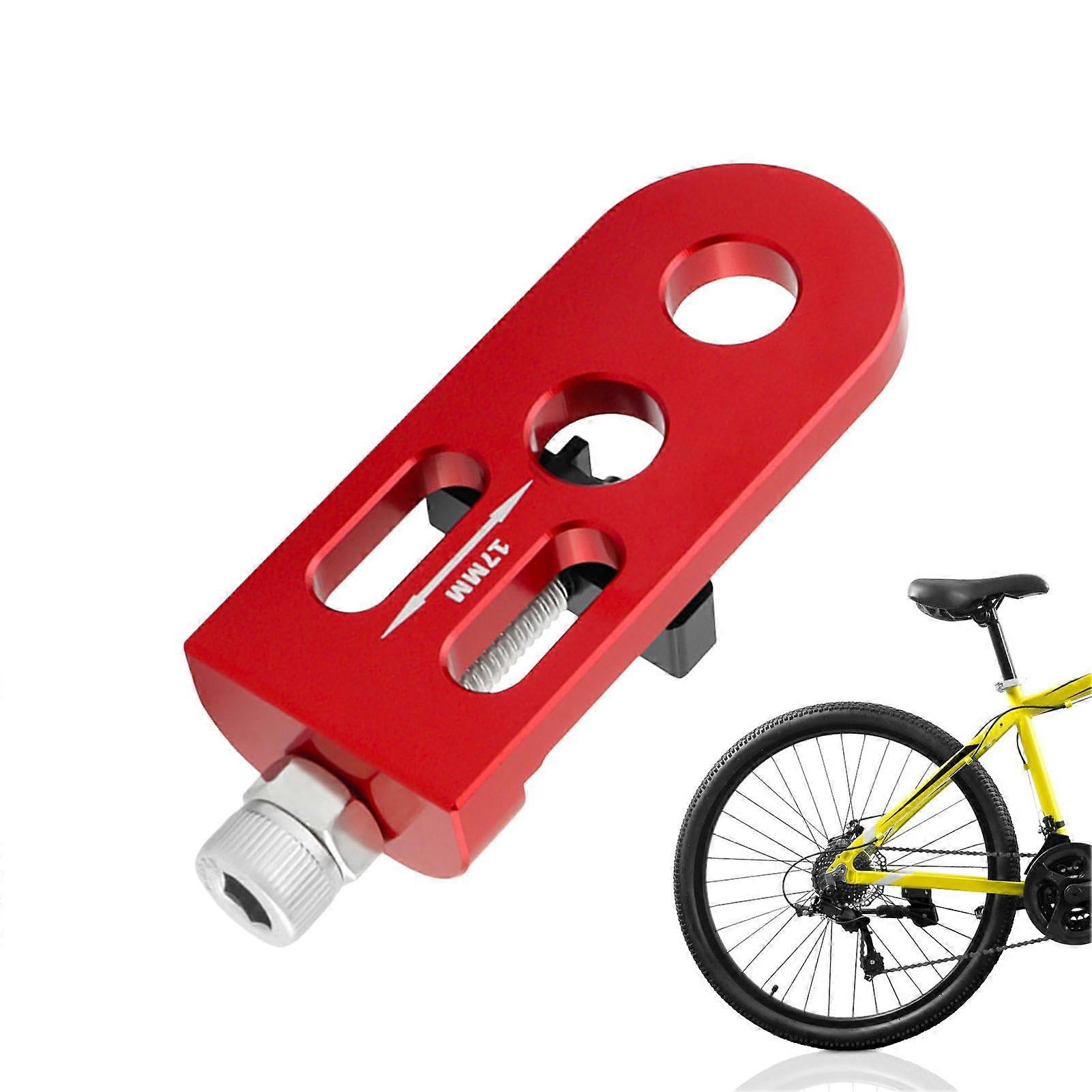 Bicycle Chain Tensioner, Aluminium Alloy, Adjustable, Fits 1/8 In Chains, Universal Compatibility