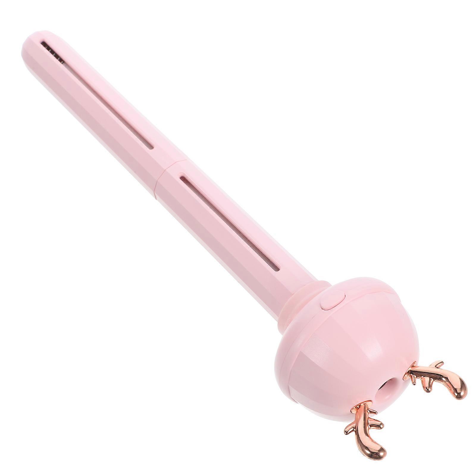 Usb Mini Humidifier Portable Antlers Shape Mist Humidifier For Travel Office Household Pink 23.3 X 8.4 X 4.7 Cm Humidifying 1Set