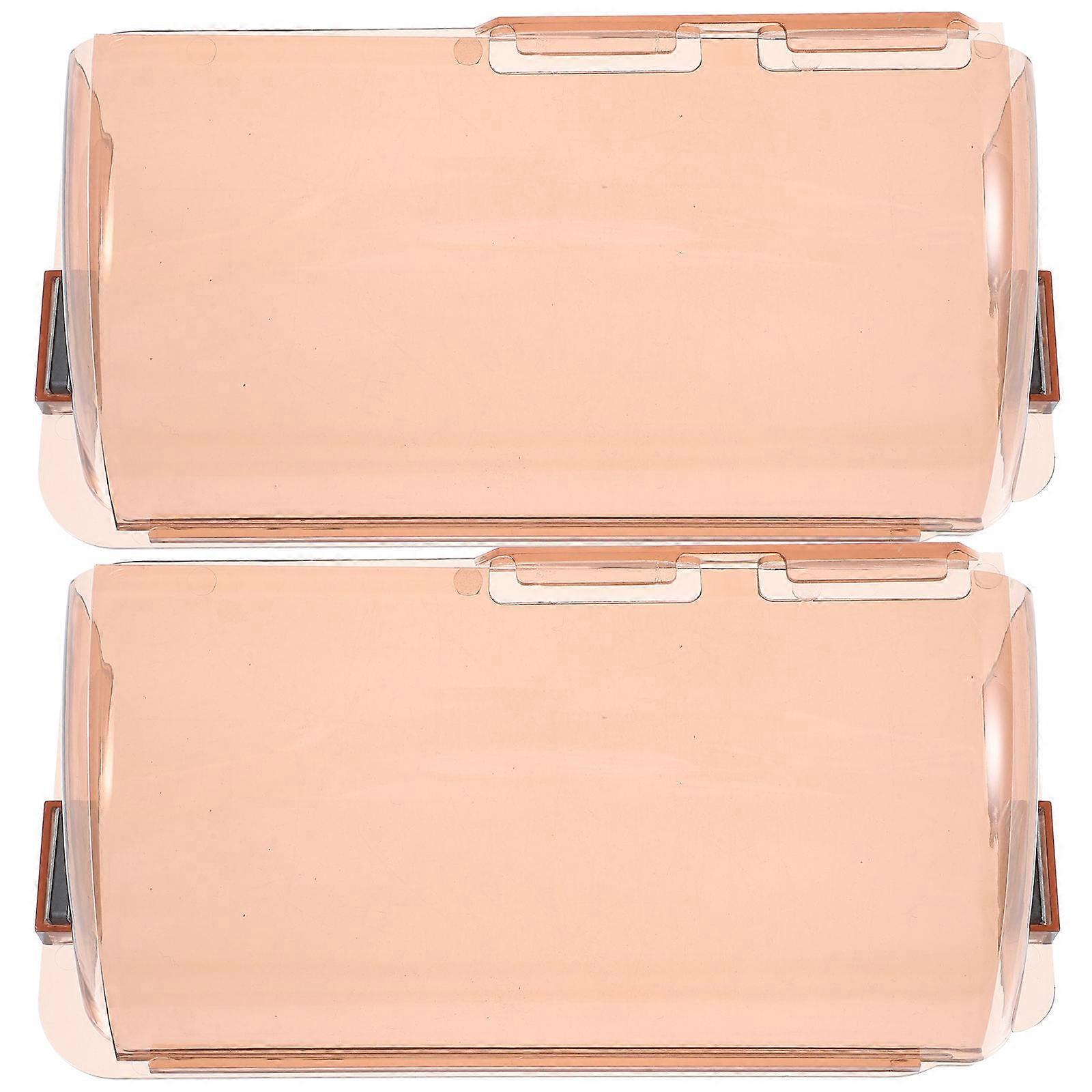 Air Conditioning Deflector Windshield Protect from Direct Wind Rectangular 2Pcs for Office Use