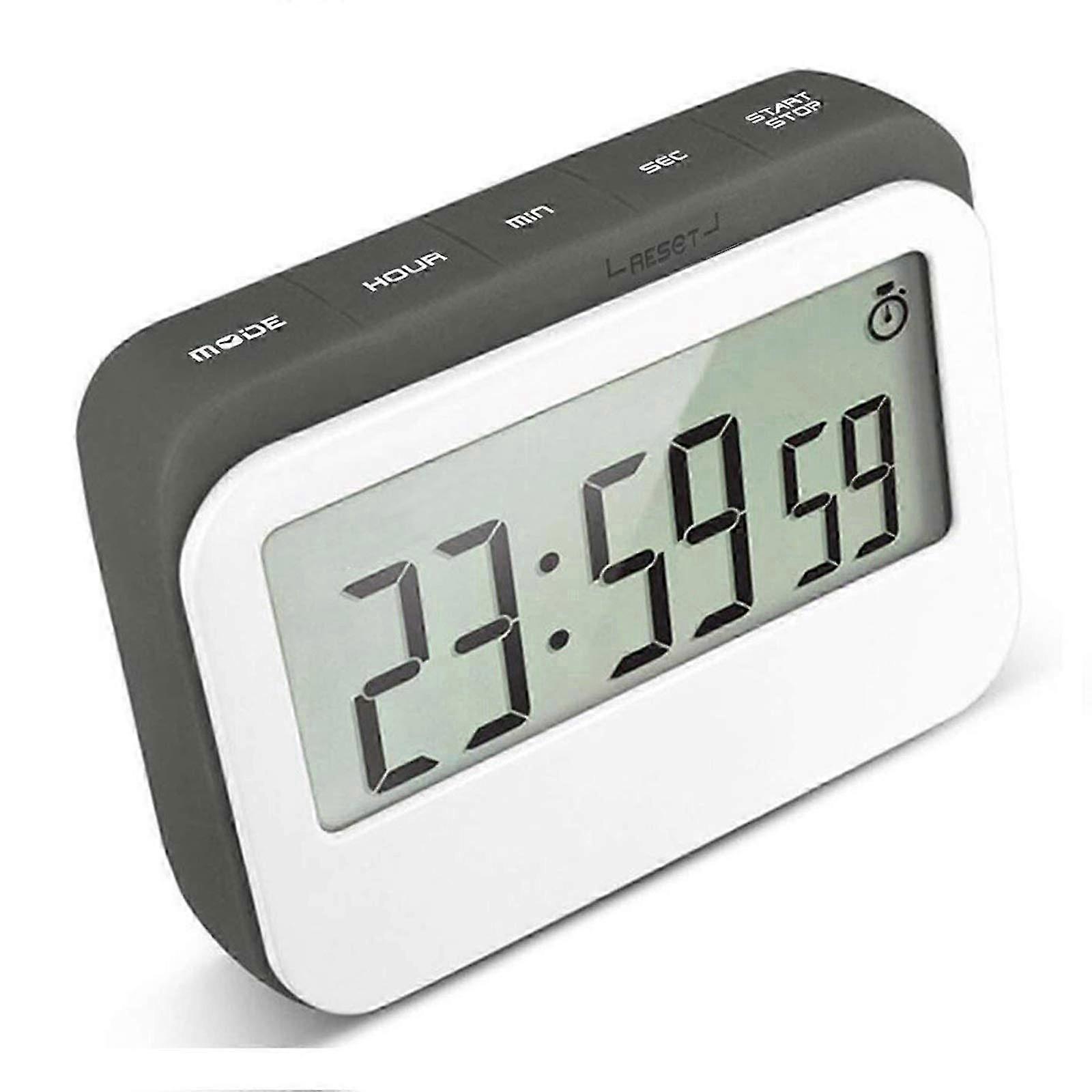 Digital kitchen timer, magnetic back panel, LCD display, practical for cooking and baking 2025