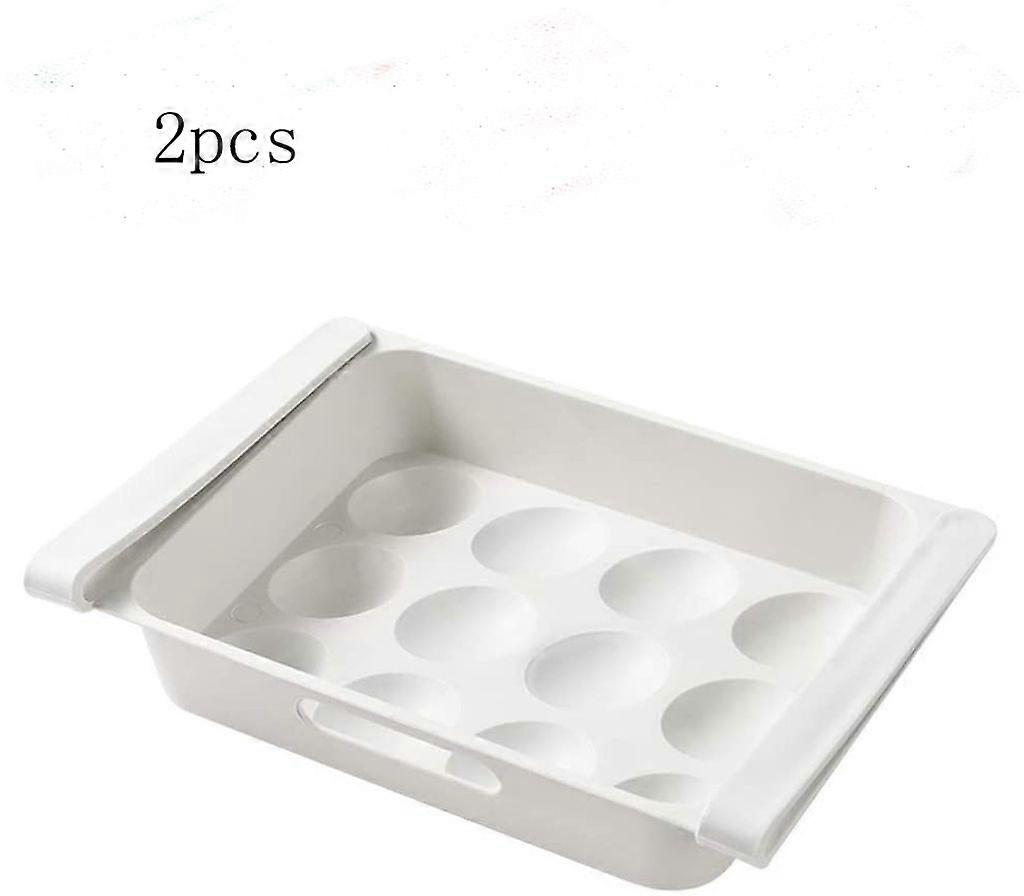 Refrigerator Egg Storage Container with Handles for 12 Eggs